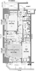 プレサンスロジェ堺筋本町の物件間取画像